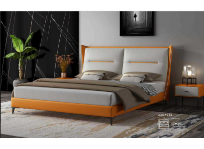 Lit design moderne 180x200 en cuir Lits d'hôtel Chambre double sommeil