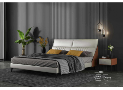 Designer Lit Chambre Lits Textile Cuir Hôtel Luxe Rembourrage Velours Blanc neuf