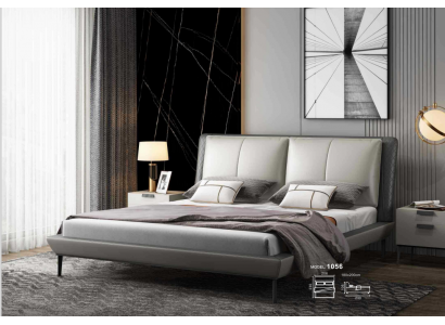 Lit de chambre Lit double Lit de jeunesse Lit en tissu Cadre de lit