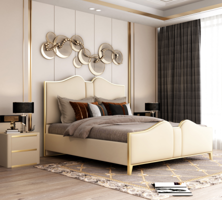 Lit double lit lit lit en cuir design lit lit design lit en cuir