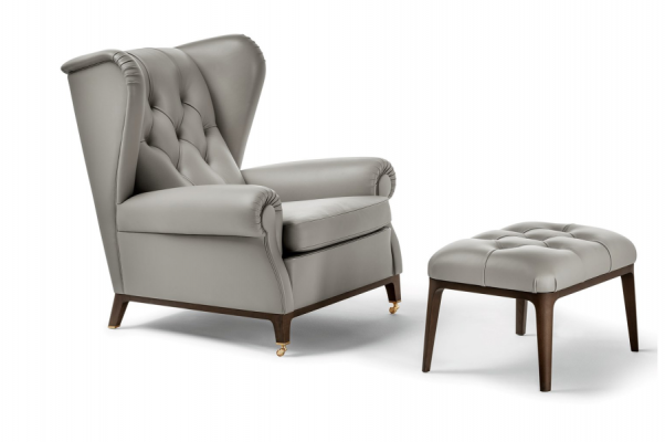 Suite Moderne TV Relax 2 pièces. Fauteuil repose-pieds Côté