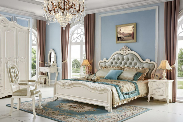 Chaise Chesterfield classique beige style baroque monoplace chaise exclusive en cuir