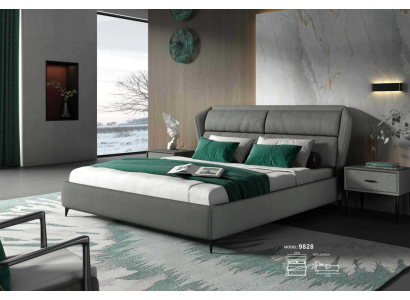 Lits Classiques Lit rembourré de luxe Design de chambre Double Lits 180x200cm