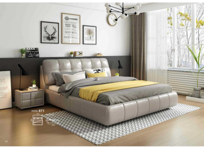 Lit Lits Lit double Chambre Mari Rembourrage Lit Lits doubles 180x200cm nouveau