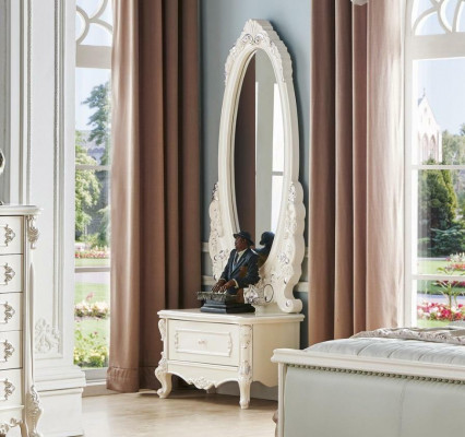 Conception Chambre à coucher 5 pcs. Ensemble complet Lit Chambre à coucher Table de chevet