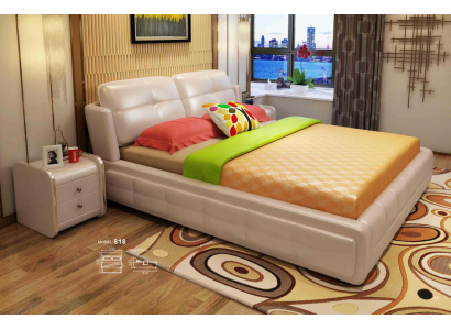 Chambre de luxe avec lit rembourré design décoratif 180x200cm - Lits doubles d'hôtel
