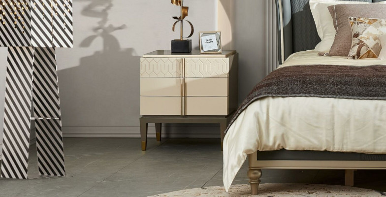 Lit Lits Design Double Hôtel Rembourrage Mariage 180x200cm Sommeil Luxe Bois Massif