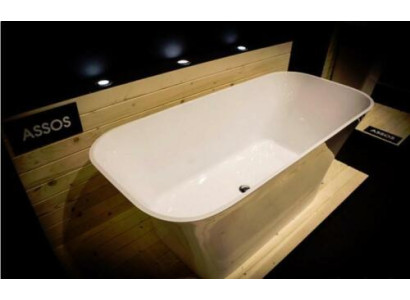 Baignoire exclusive Baignoires en argent Baignoire acrylique sur pieds Design
