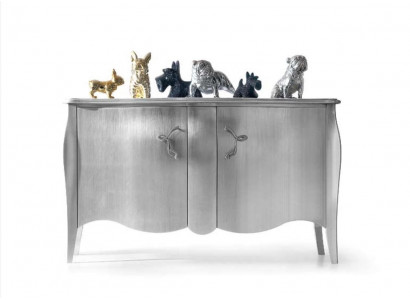 Argent Bahut Commode Buffets Commodes en Bois Mobilier de Luxe Argent