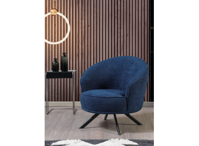 Fauteuil luxe canapé une place en tissu Canapé Meubles rembourrés Tissu