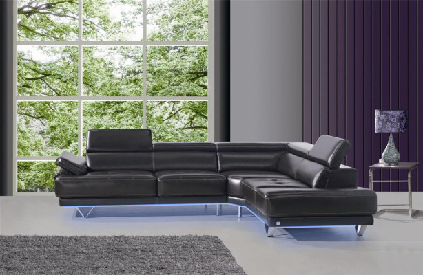 Canapé d'angle multifonction canapé d'angle média TV canapé canapé canapé en cuir 291 x 222 cm en forme de L nouveau