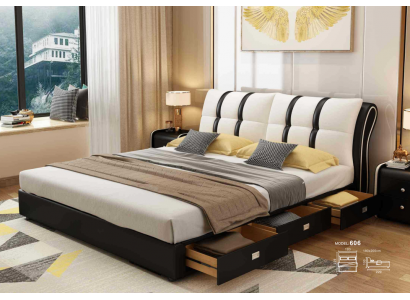 Lit de designer Chambre Lits Textile Hôtel Luxe Rembourrage Siège Tissu Italie