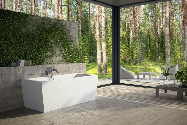 Baignoires Rectangulaires Baignoire Design Blanc Salle de Bain Moderne