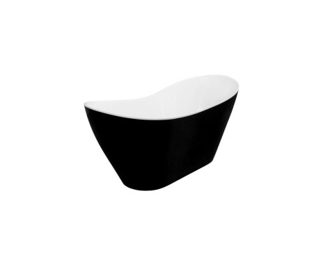 Baignoire noire de designer baignoire autonome de luxe en noir