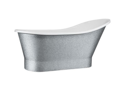 Baignoire exclusive baignoire en argent baignoire autoportante design en acrylique