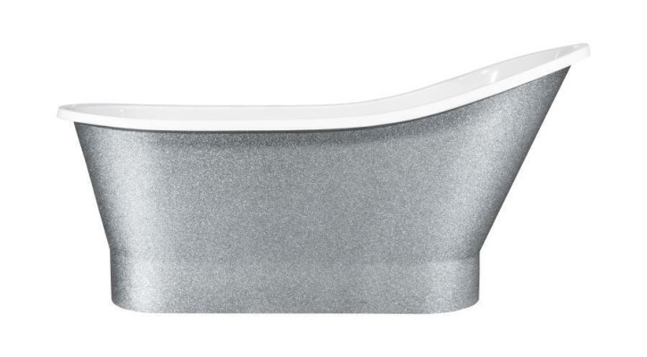 Baignoire exclusive baignoire en argent baignoire autoportante design en acrylique
