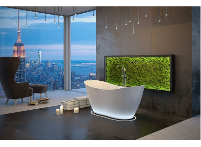 Baignoire autonome exclusive en acrylique baignoire douche salle de bain ABlue f design