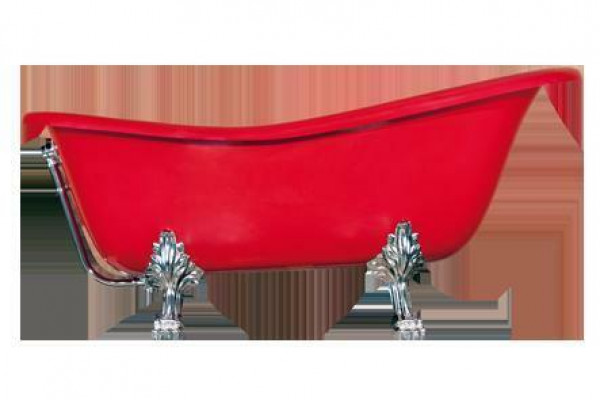 Baignoire design rouge Baignoire autonome de luxe en rouge Salle de bain en baignoire rouge