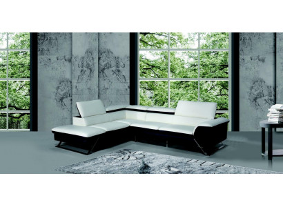 Coussin de siège de designer canapé en cuir ensemble de canapé canapé paysage vivant en forme de L