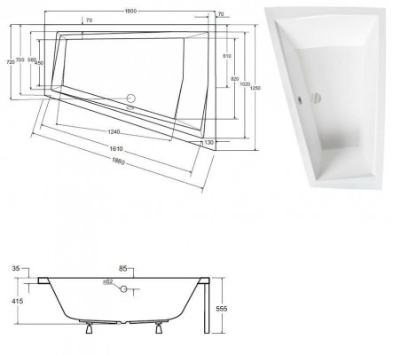 Conception Baignoire Angle Nouvelles Baignoires Baignoires Baignoire d'angle Moderne