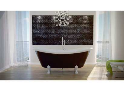 Baignoire autoportante exclusive en acrylique bain 190x77