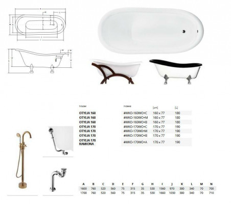 Baignoire autonome Design Moderne Baignoire Salle de bain de Luxe Nouvelle