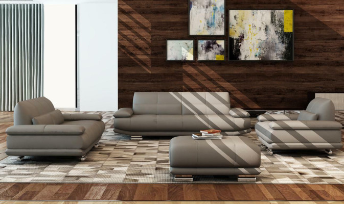 Canapé Salon Suite de paysage Design Moderne Sofa 5135 Ensembles 3+2 places nouveau