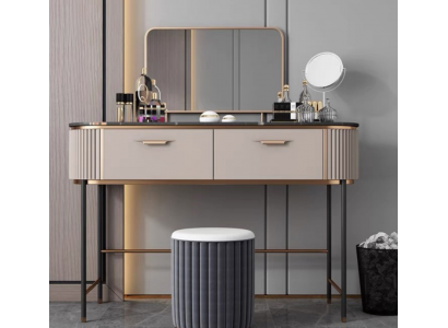 Coiffeuse Commode noire Consoles de chambre Table de chambre Consoles Meubles