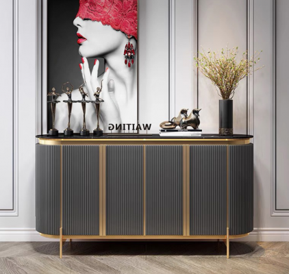 Buffet moderne Commode Armoire Armoire brillante