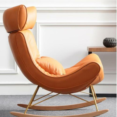Fauteuil métallique Design Rembourrage Fauteuil de club Lounge Salle de balançoire