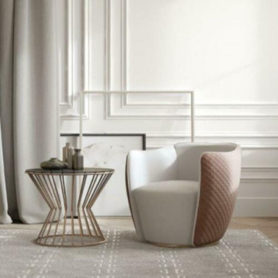 Fauteuil moderne en tissu soit le design canapé rembourré canapé fauteuil téléviseur 1 place