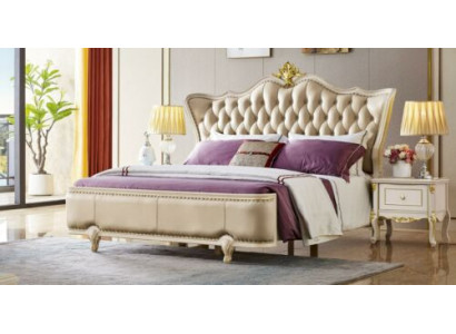 Mobilier de lit Table de chevet 3 pièces. Ensemble de chambre en bois massif Chesterfield