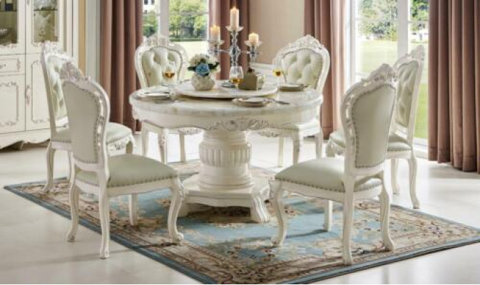 Chaises en cuir blanc classique Chesterfield de concepteur de chaise x6