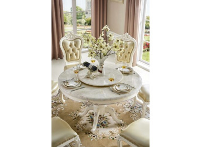 Chaises Chesterfield classiques beige ensemble de 6 chaises en cuir design Mobilier de siège design
