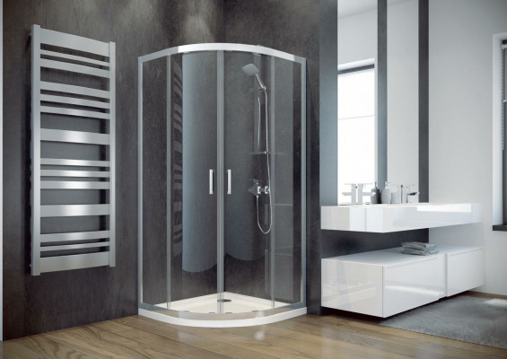Cabine de douche de haute qualité, quart de cercle, douche d'angle, en verre cabine de douche.