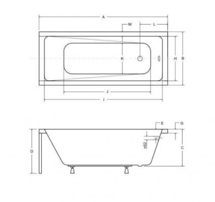 Conception de baignoire rectangulaire revêtement de baignoire en acrylique baignoires de différentes dimensions