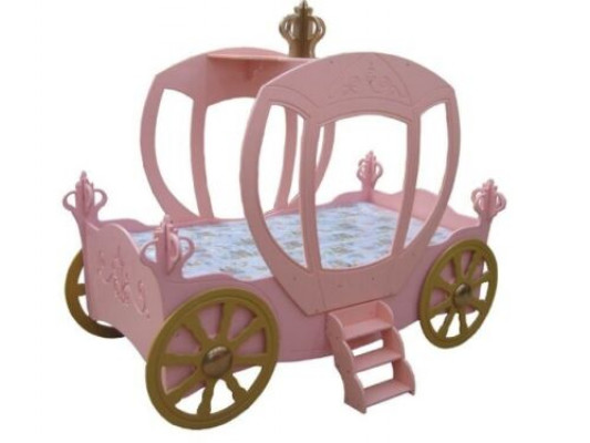 Lit d'enfants Lit de princesse Carrosse neuf LIT DE JEUNESSE AUTO Lit Lits CARROSSE