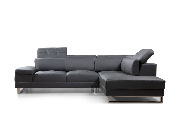 Canapé en cuir design Canapé Canapé Tissu Coin Assise Suite Paysage de vie