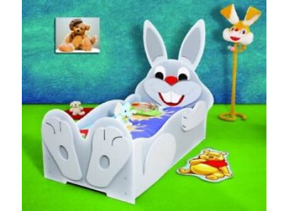 Lit enfant Lit enfant Lit Lits avec Matelas avec motif animal lit dormir lapin