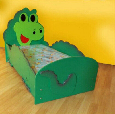 Lit d'enfants lit de jeunesse Lits lits avec matelas avec motif animal lit de sommeil Dino