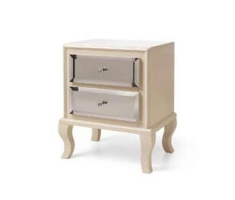 Chambre de luxe Lit Table de chevet Suite Lit double Lits 3pcs Moderne Blanc