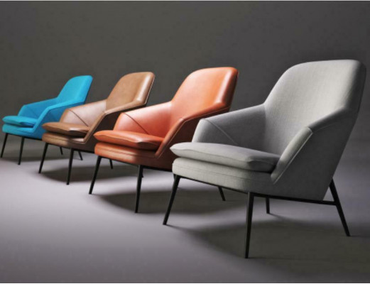 Fauteuil Design Canapé Sofa Détente Textile Lounge Luxe Cuir Club Tapisserie