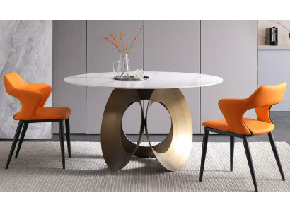 Table à manger Salle à manger Moderne en acier inoxydable Salon Cuisine Tables Design Table Métal