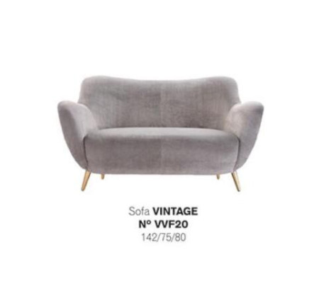 Canapé 2 places Canapés 2 places Tissu Salon Polyester Moderne Gris Luxe neuf