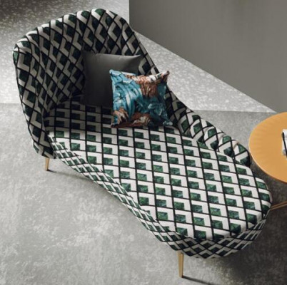 Textile Chaise Lounge Lounger Upholstery Recliners Sofa Chaise Lounge Relax Club Furniture = Tissu Chaise longue Fauteuil Relance Tapisserie Canapé Chaise longue Relax Club Meubles