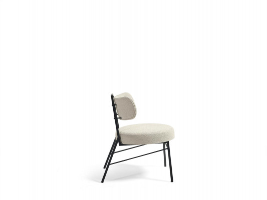 Chaise design luxueuse en bois avec rembourrage doux pour salle à manger