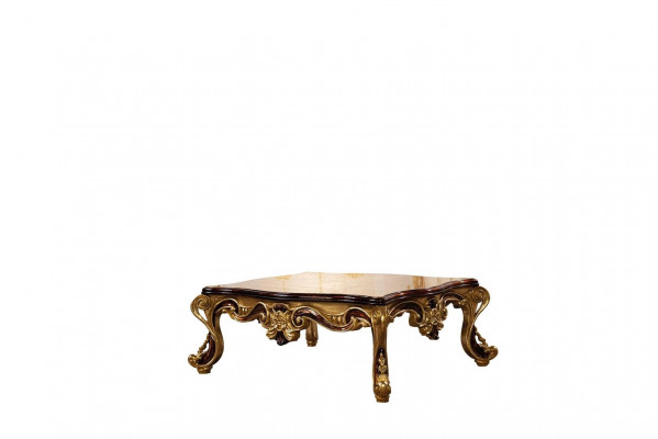Table basse en bois Table Salon Classique r Design Table en bois de luxe 119x91cm