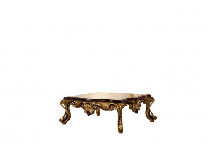 Table basse en bois Table Salon Classique r Design Table en bois de luxe 119x91cm