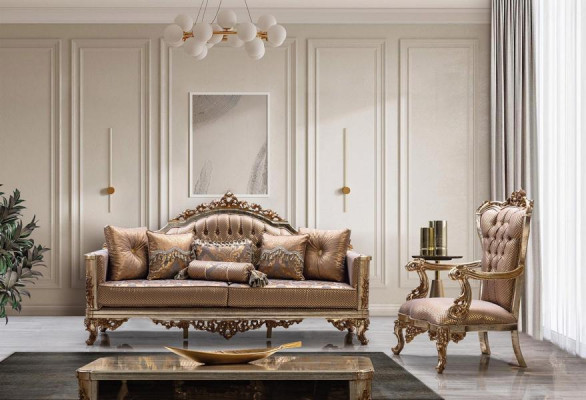 Table à café royal Table Tables dorées Baroque Rococo Tables à café