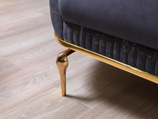 Ensemble de canapé 3+3+1 places Fauteuil Canapé de luxe en tissu neuf